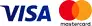 Logo Visa und Mastercard
